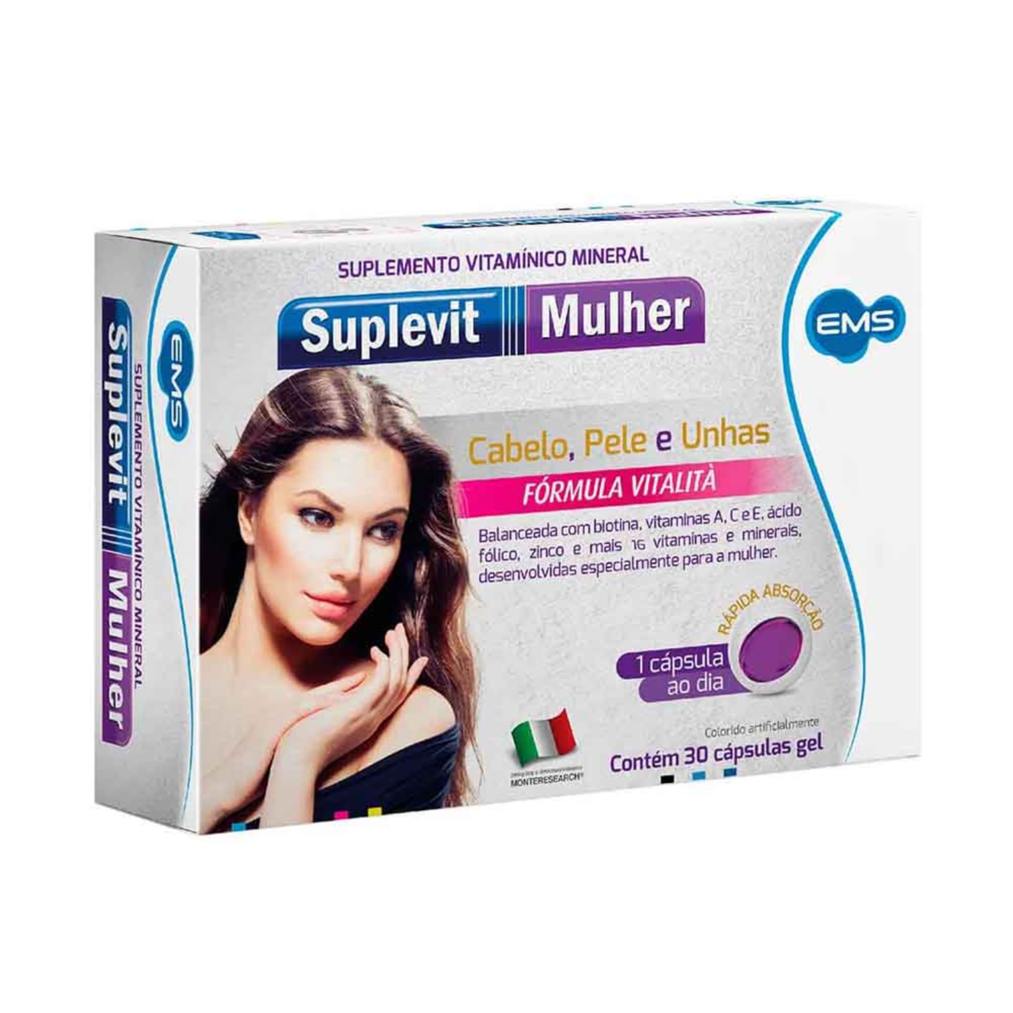 Polivitamínico Suplevit Mulher 30 Cápsulas