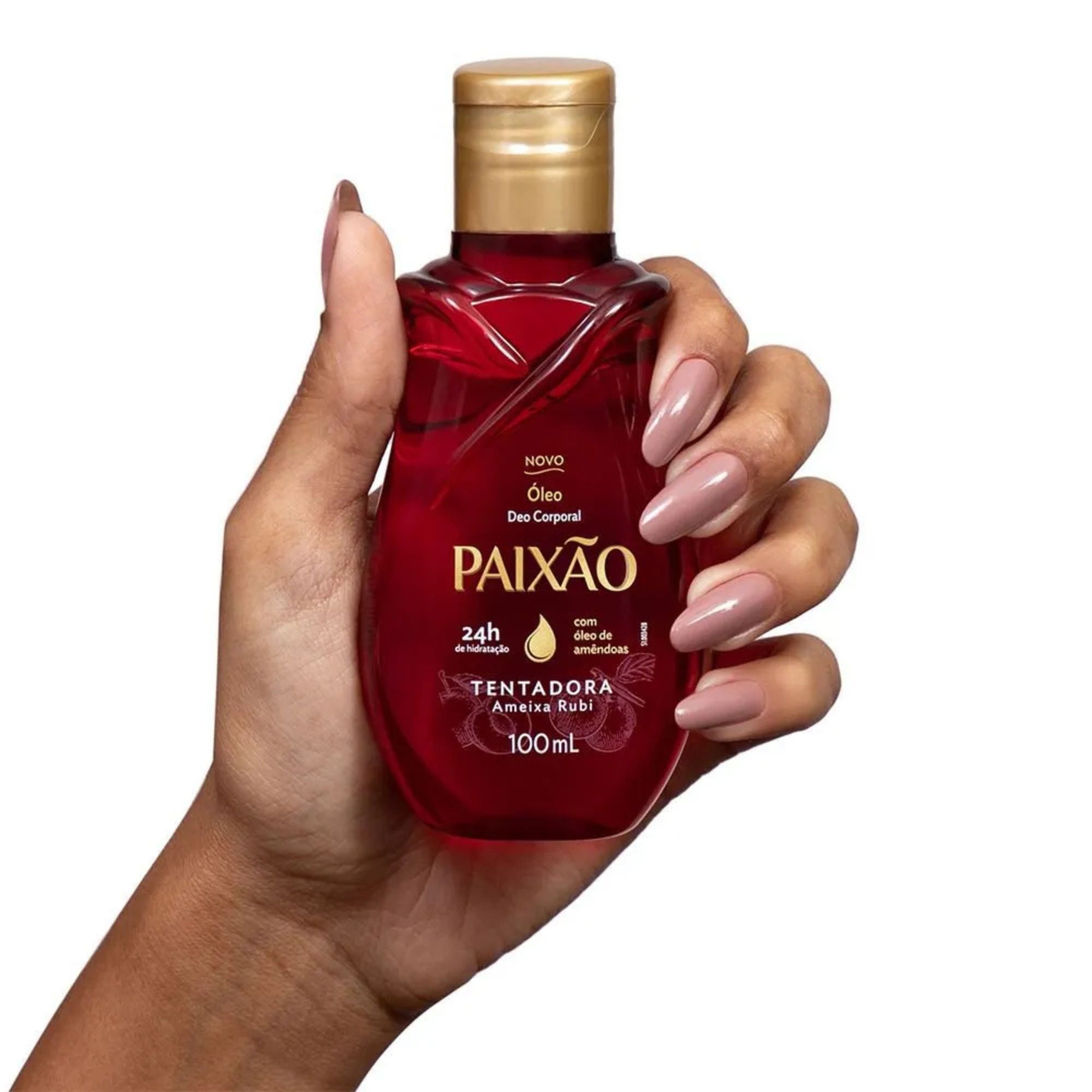 Óleo Corporal Paixão Tentadora Ameixa Rubi 100ml - Imagem 2
