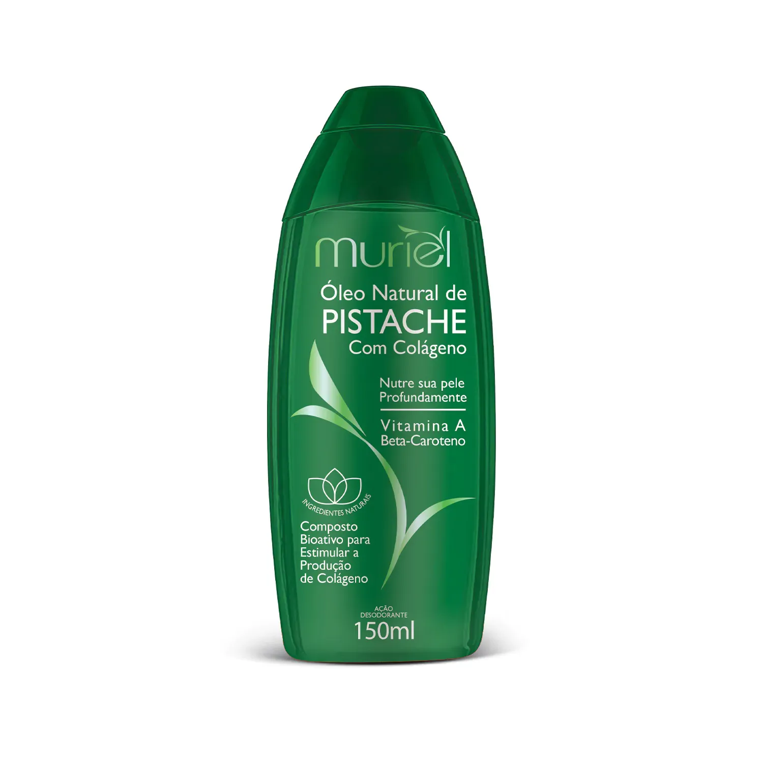Óleo Corporal Muriel Pistache com Colágeno 150ml