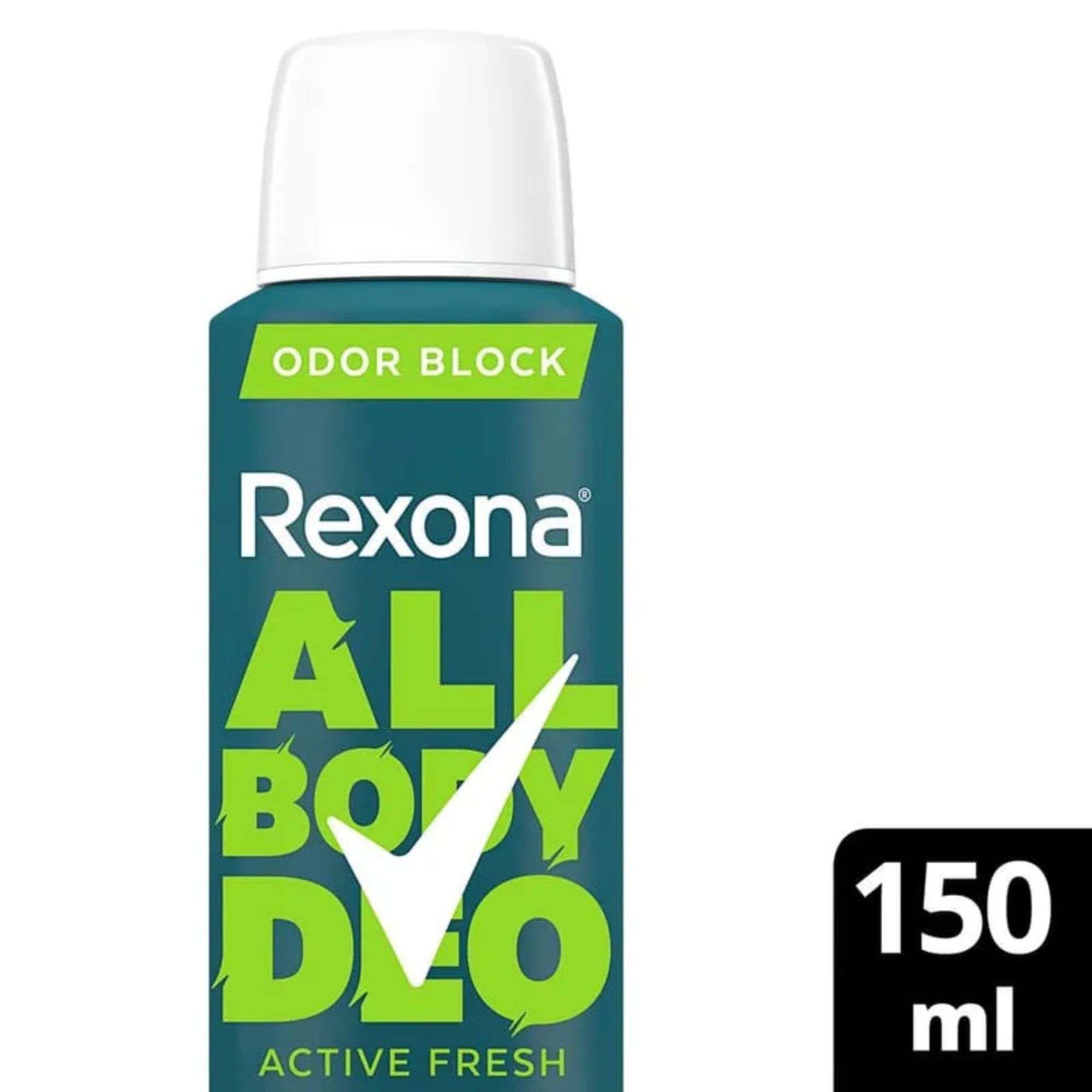 Desodorante Corporal Rexona All Body Deo Active Fresh Aerossol 150ml - Imagem 2