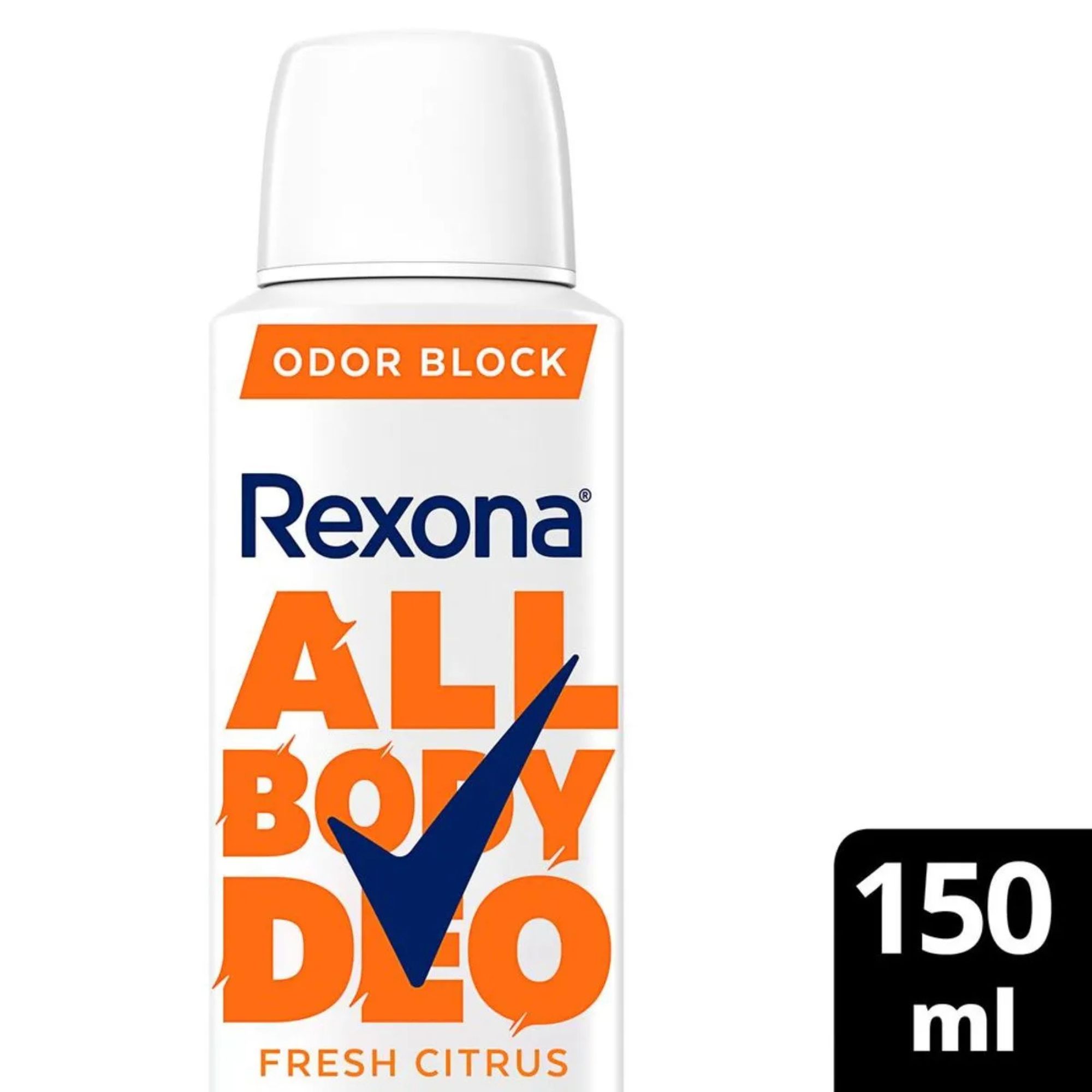 Desodorante Corporal Rexona All Body Deo Fresh Citrus Aerossol 150ml - Imagem 2