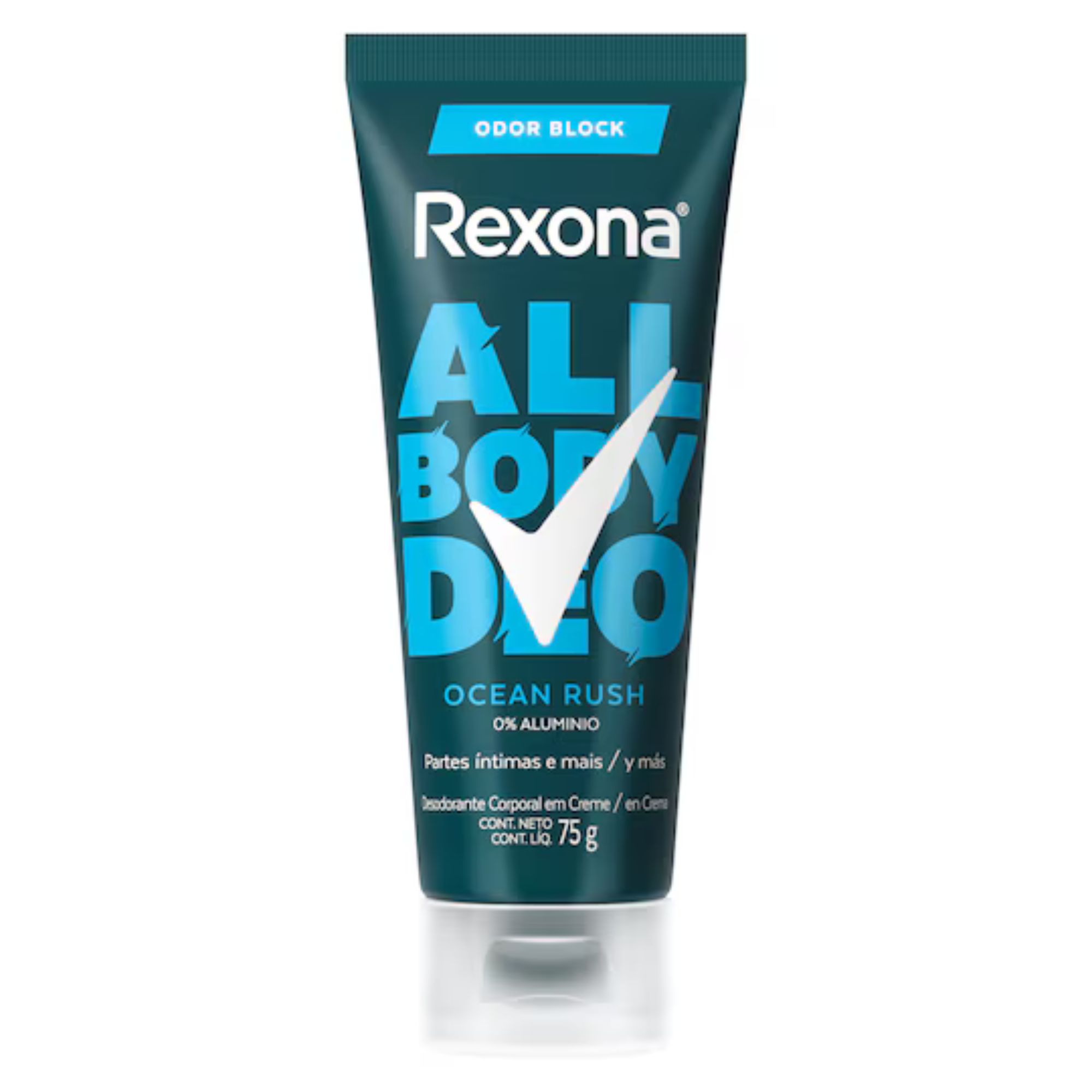 Desodorante Corporal Rexona All Body Deo Ocean Rush Creme 75g