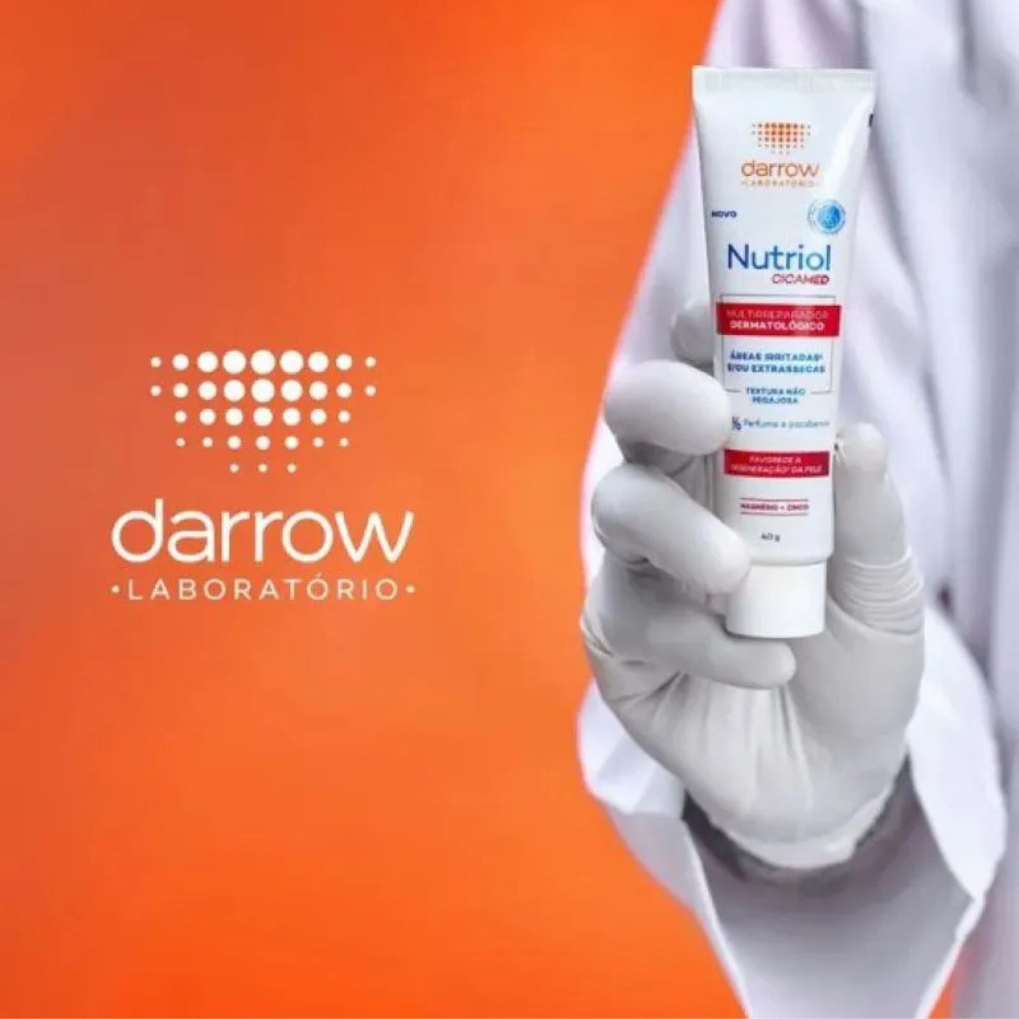 Creme Multirreparador Dermatológico Nutriol Cicamed Darrow 40g - Imagem 5
