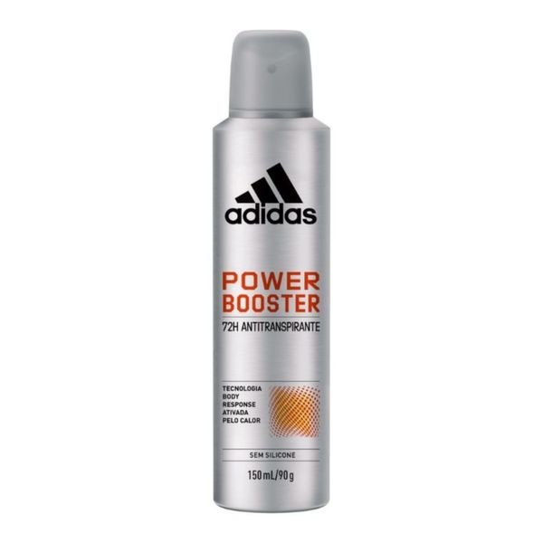 Desodorante Aerosol Adidas Power Booster Masculino 72h 150ml