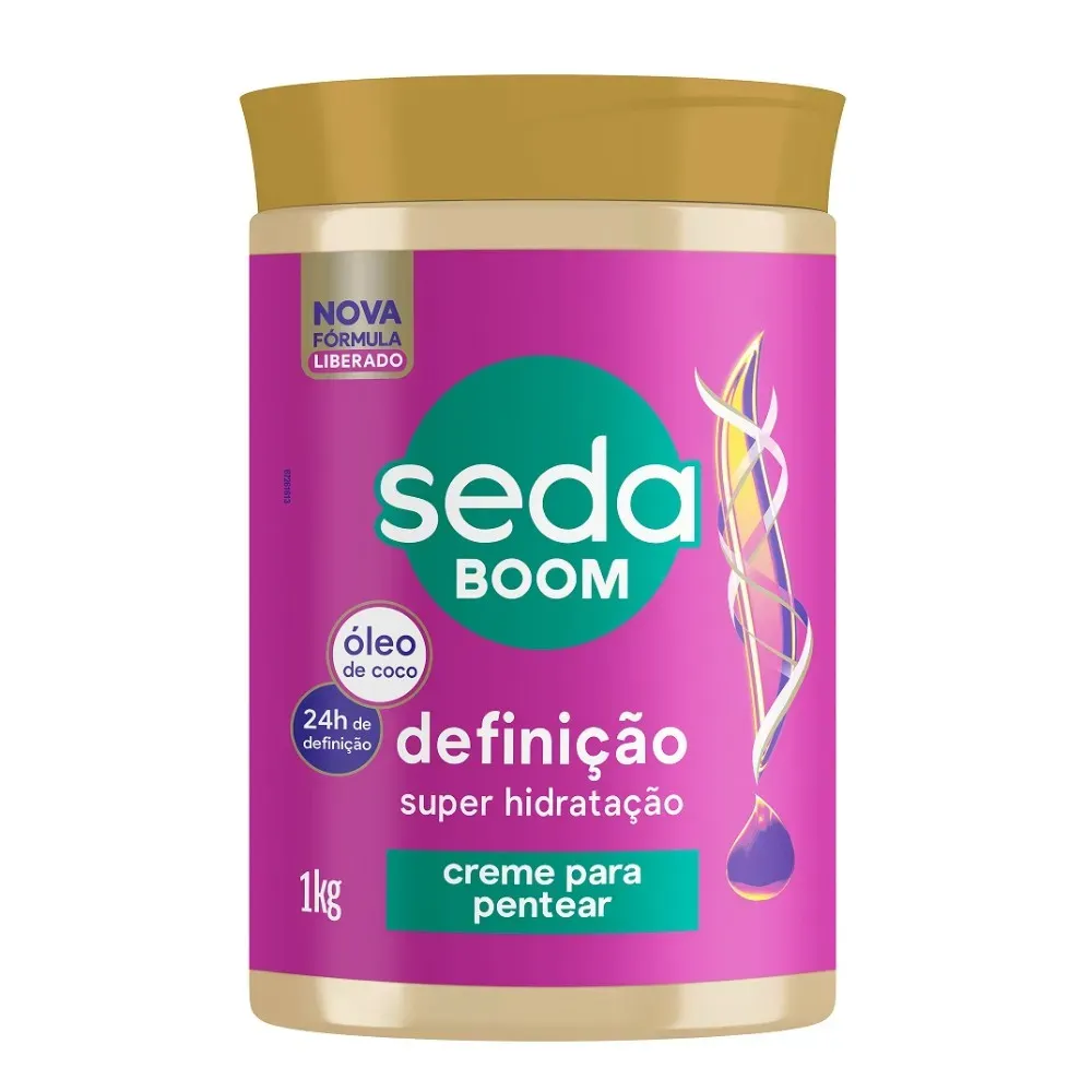 Creme De Pentear Seda Boom Definição 1kg