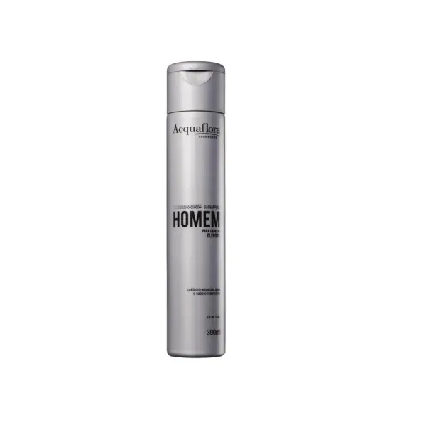 Shampoo Acquaflora Homem Cabelos Oleosos 300ml