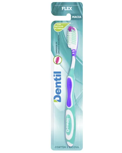 Escova Dental Dentil Flex Média 1 Unidade