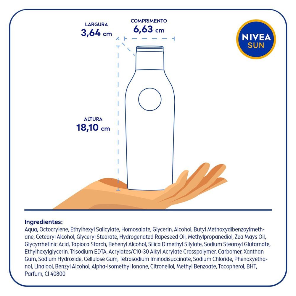 Protetor Solar Nivea Sun Protect & Bronze Fps15 200ml - Imagem 7