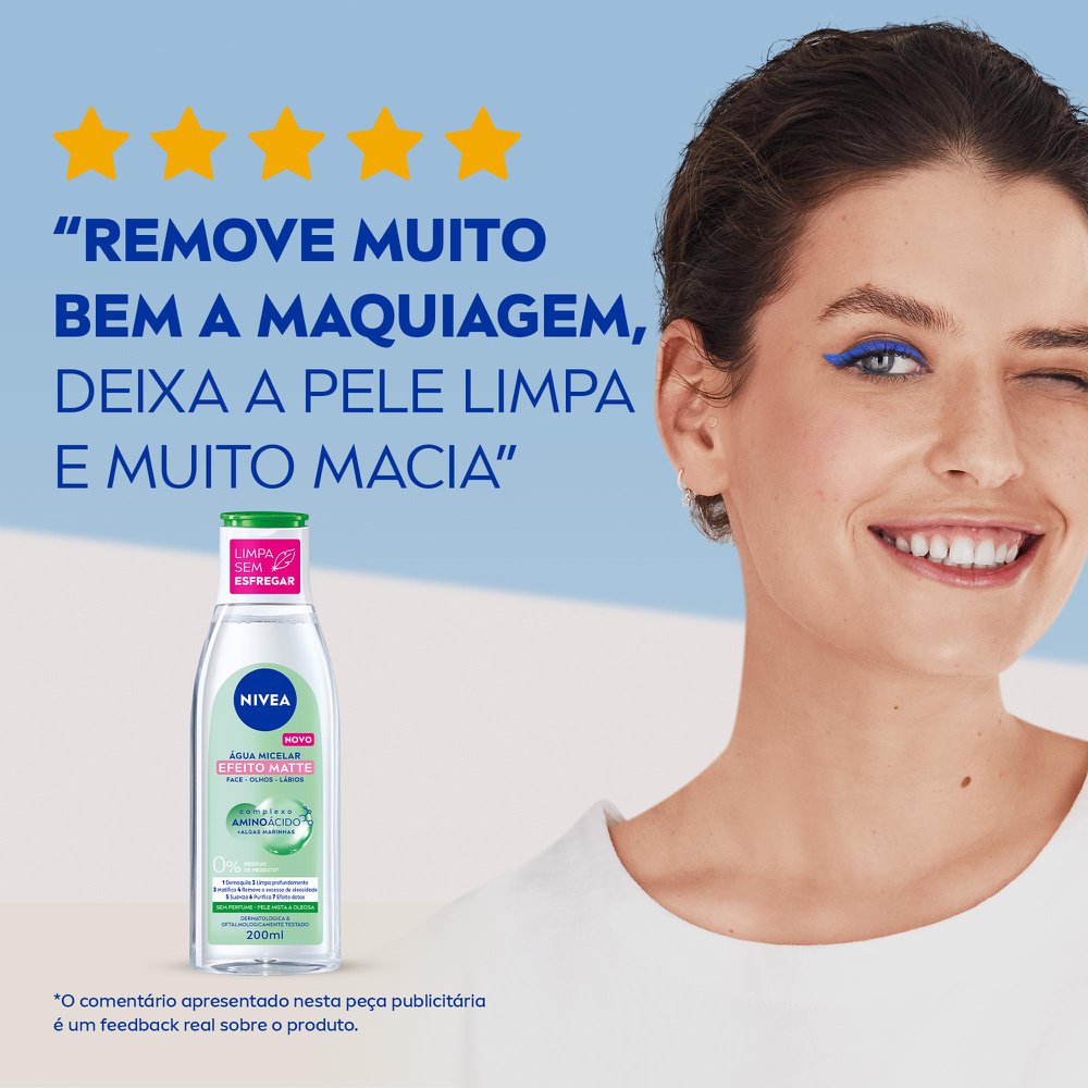 Água Micelar Nivea Micellair 7 Em 1 Efeito Matte 200ml - Imagem 7