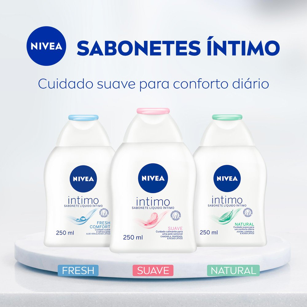 Sabonete Líquido Íntimo Nivea Natural 250ml - Imagem 7