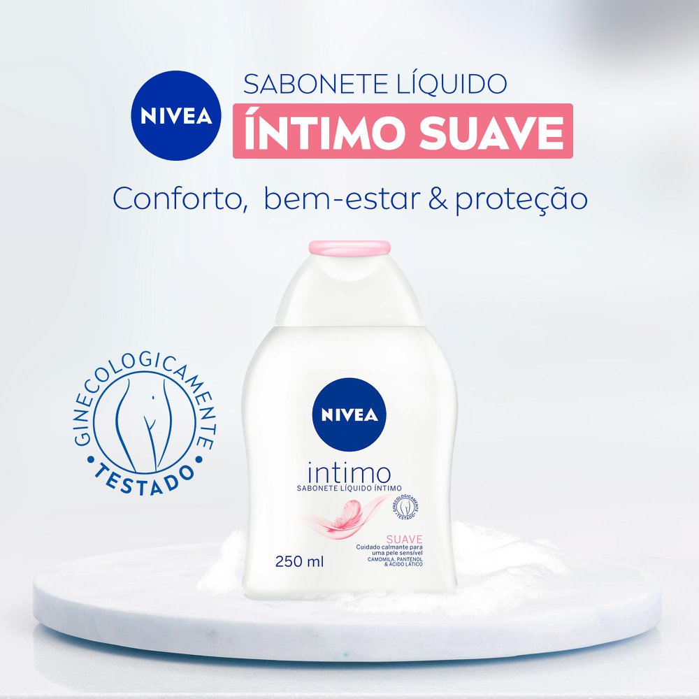 Sabonete Líquido Íntimo Nivea Suave 250ml - Imagem 2