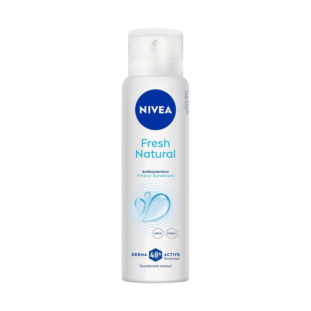 Desodorante Aerosol Nivea Fresh Natural 24h 150ml