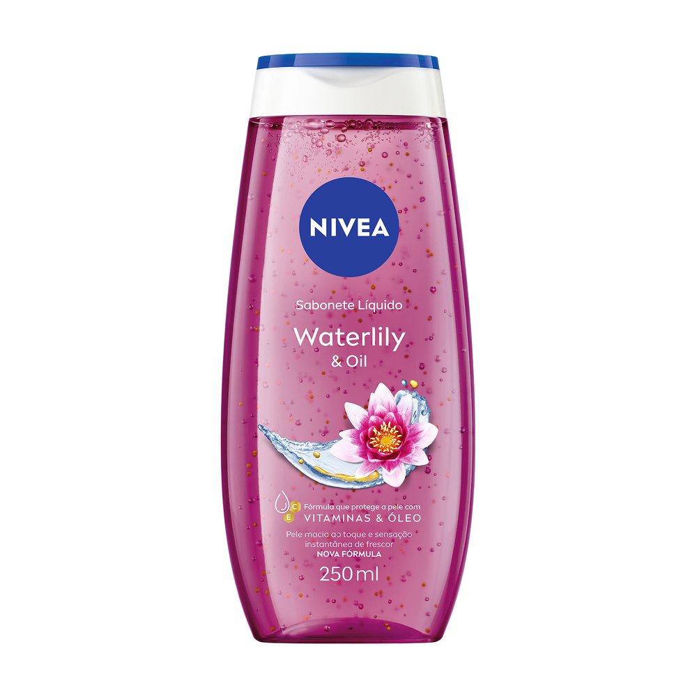 Sabonete Líquido Nivea Water Lily & Oil Lírio D Água 250ml