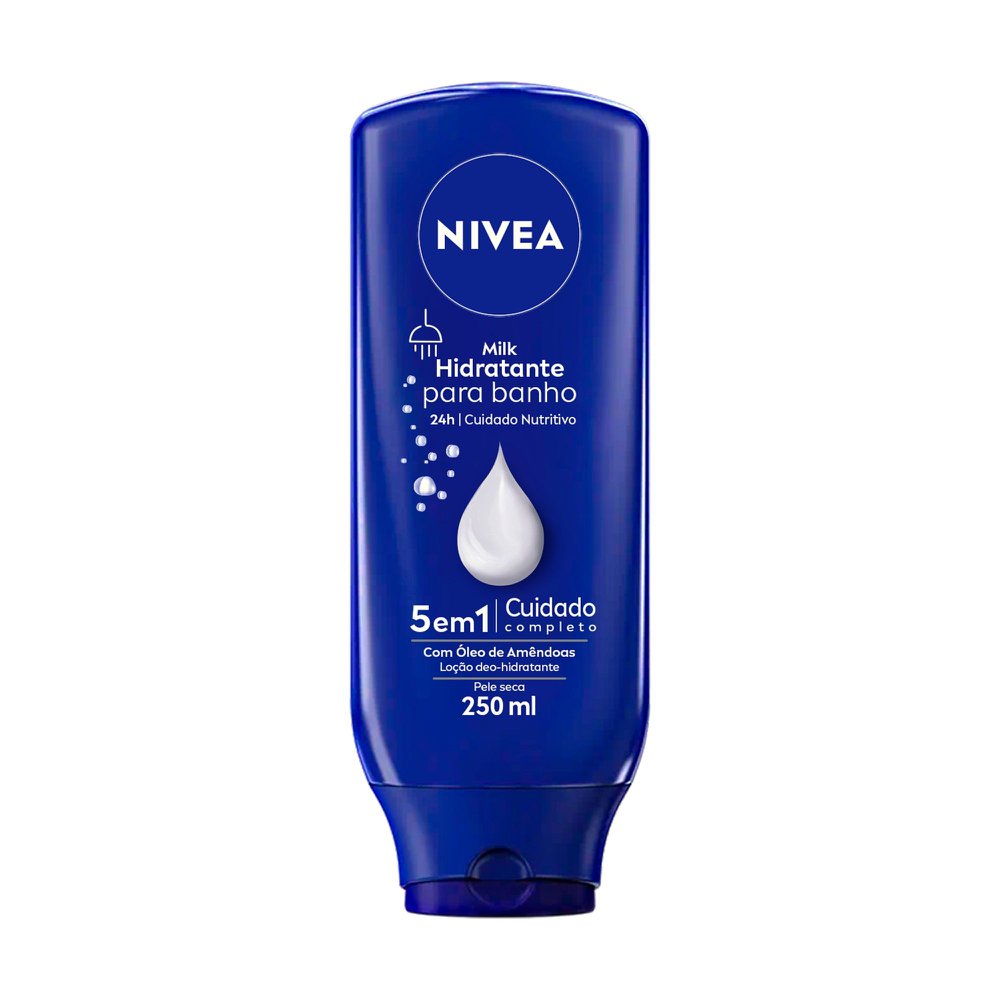 Hidratante De Banho Nivea Milk 250ml