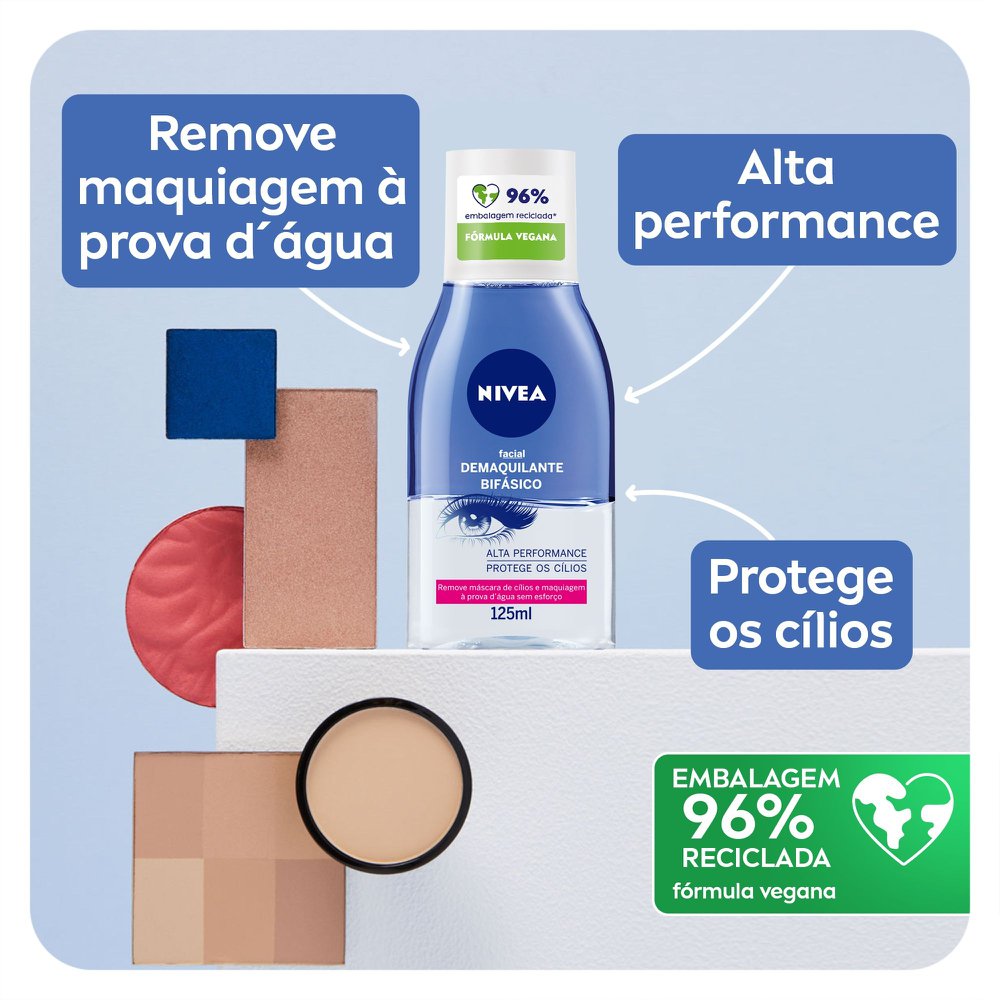 Demaquilante Nivea Visage Bifásico 125ml - Imagem 3