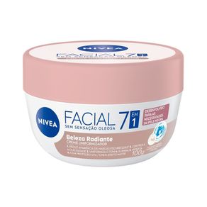 Creme Uniformizador Facial Nivea Beleza Radiante 7 Em 1 Para Pele Negra 100G