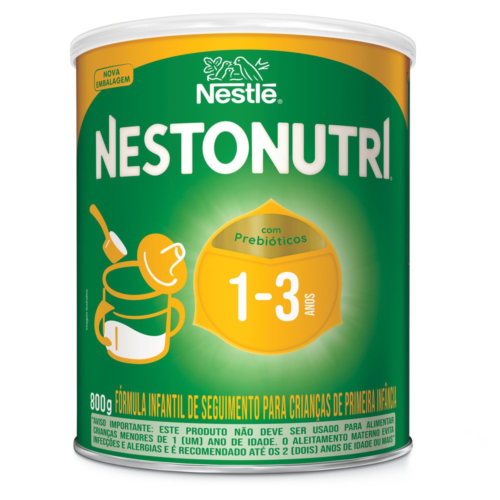 Fórmula Infantil Nestonutri Nestlé 1 A 3 Anos 800g