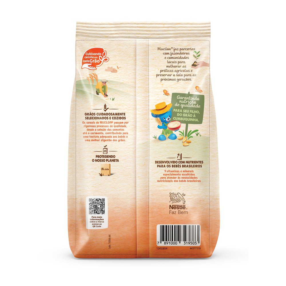 Cereal Infantil Mucilon Multicereais 180g - Imagem 2