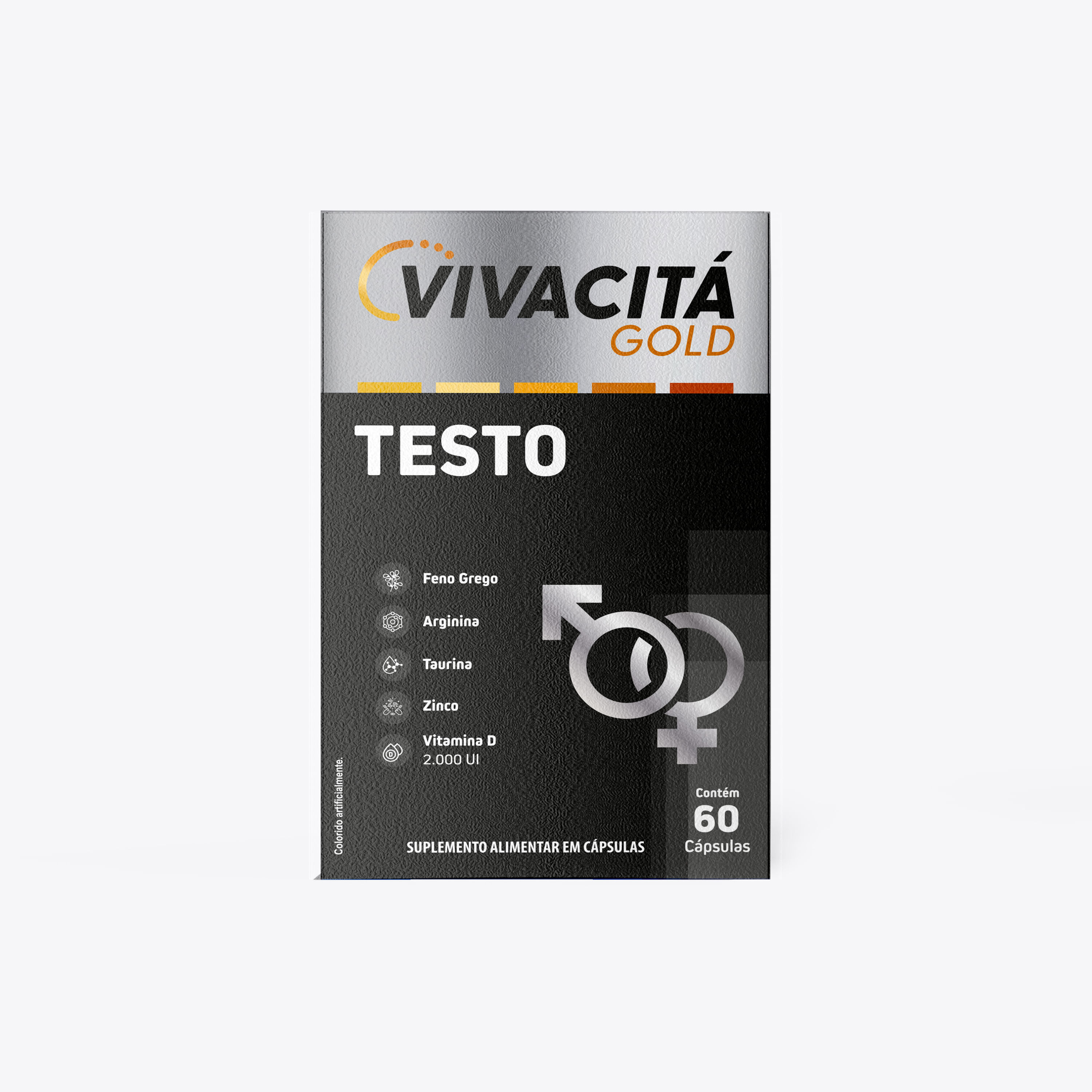 Testo Vivacitá Gold 60 Cápsulas