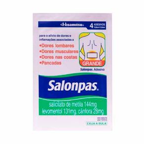 Salonpas Grande Adesivos Transdérmicos 4 Unidades