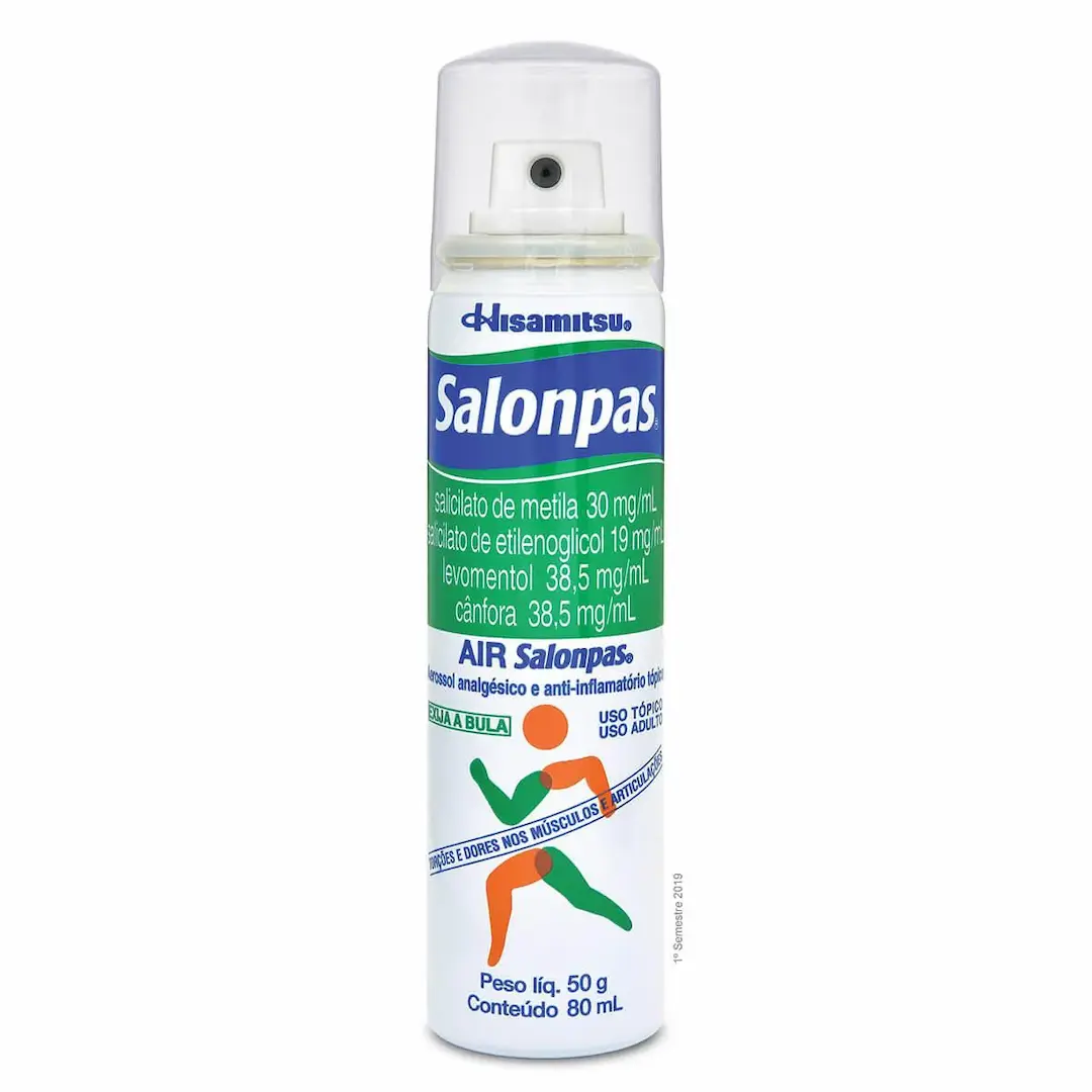 Salonpas Aerosol Solução Dermatológica 80ml