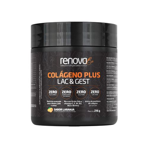 Colágeno Plus Renova Be Lac & Gest Laranja 216g
