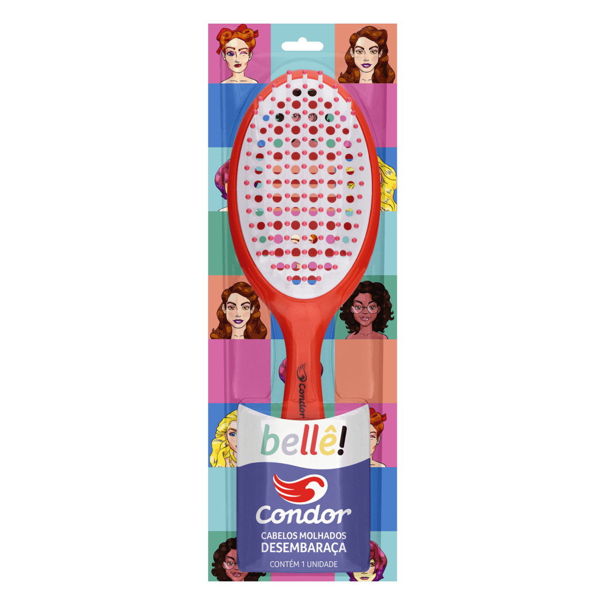 Escova para Cabelos Bellê Oval Condor