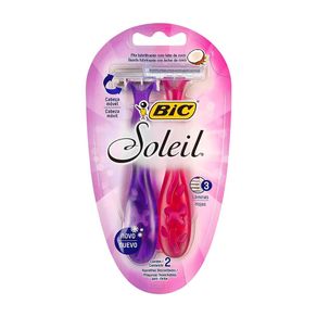 Aparelho Para Depilar Bic Soleil Roxo E Rosa 2 Unidades preço