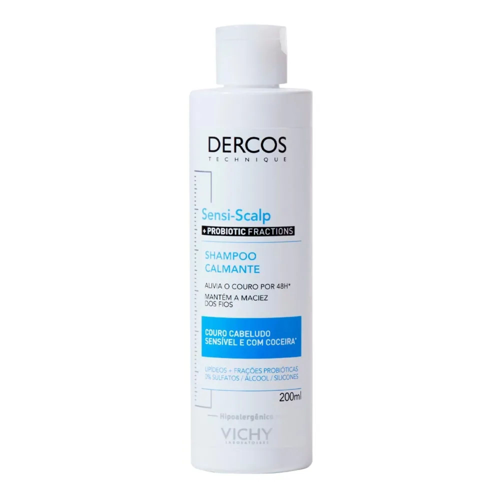 Shampoo Calmante Dercos Sensi Scalp Vichy 200ml