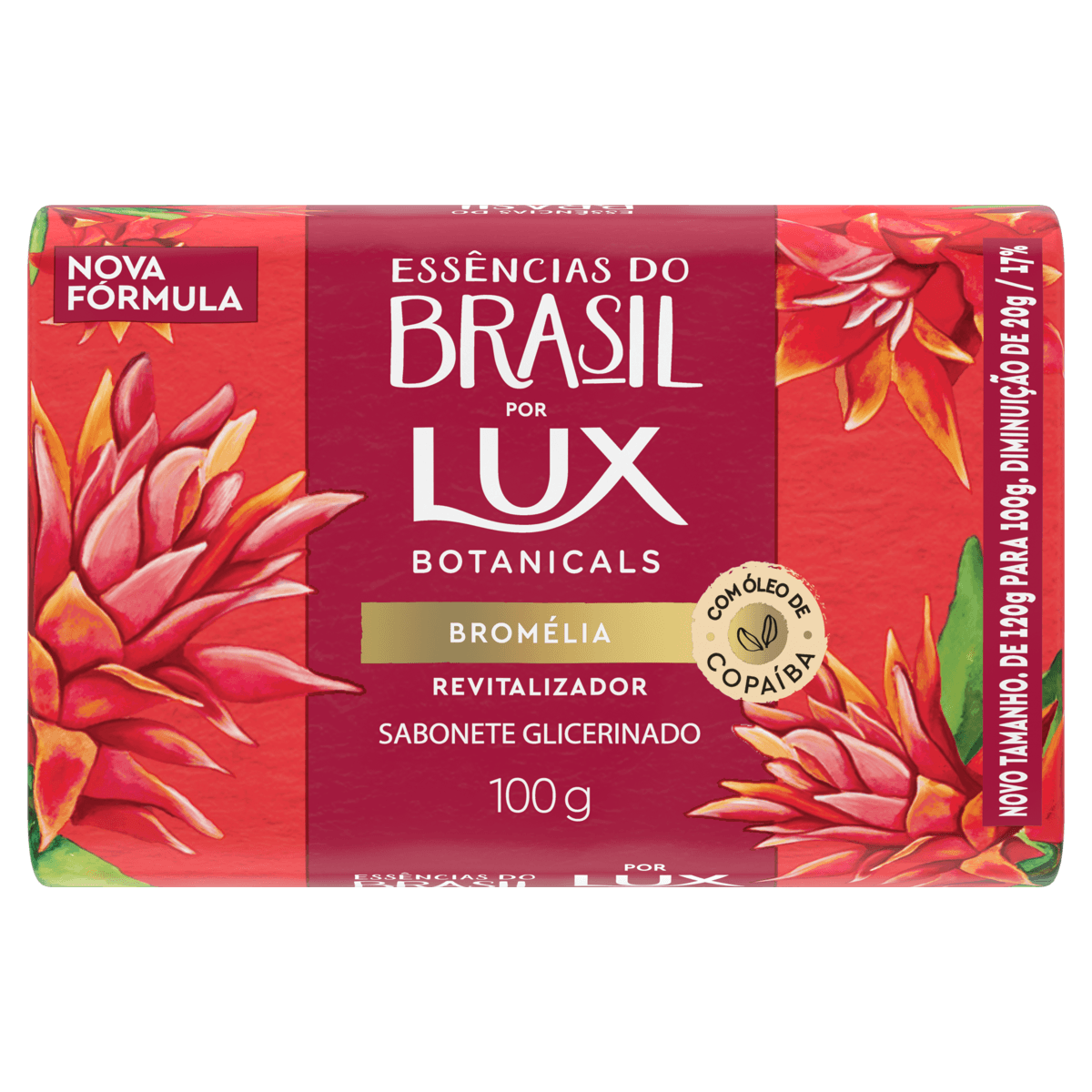 Sabonete em Barra Lux Botanicals Essências do Brasil Bromélia 100g