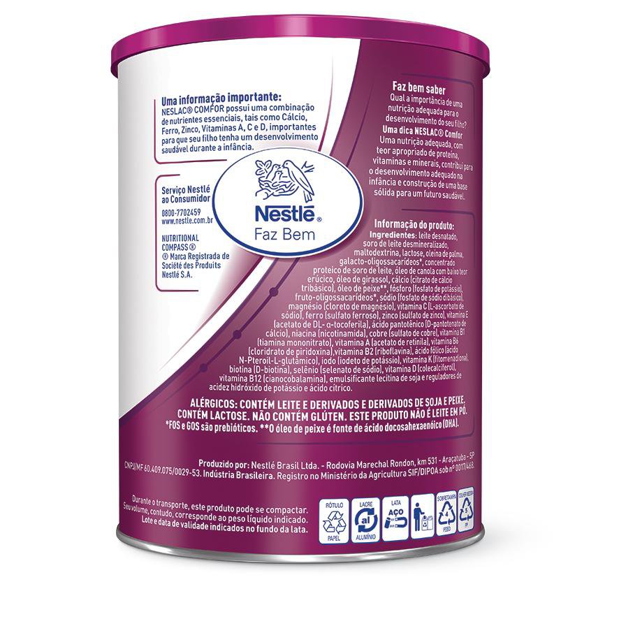 Composto Lácteo Neslac Comfor 3+ 800g - Imagem 6