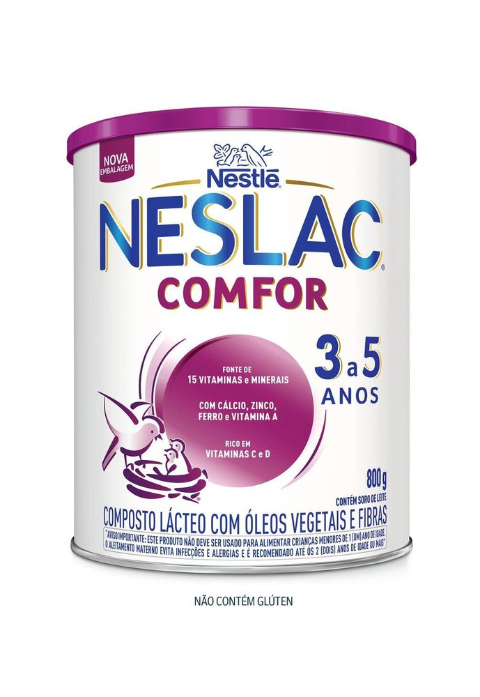 Composto Lácteo Neslac Comfor 3+ 800g - Imagem 8