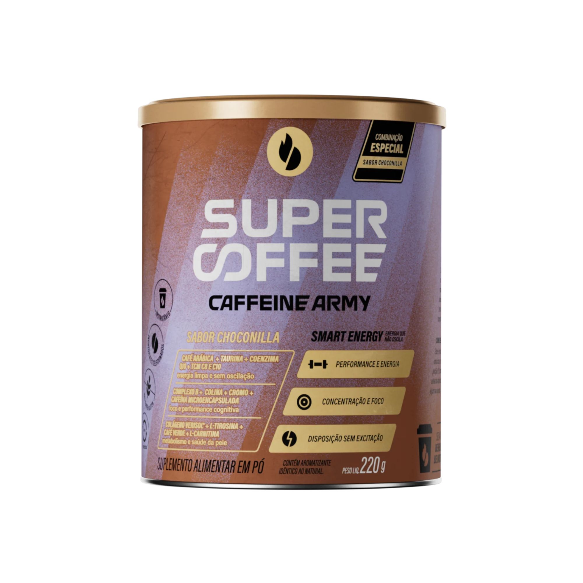 Café Em Pó Caffeine Army Supercoffee Choconilla 220g