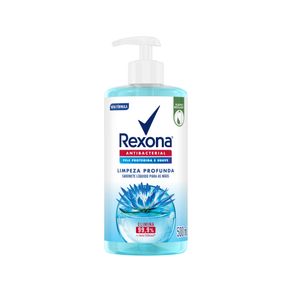 Sabonete Líquido Para As Mãos Rexona Antibacterial Limpeza Profunda 500Ml