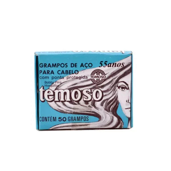 Grampo De Cabelo Temoso N5 50 Loiro 50 Unidades