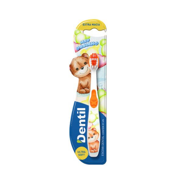 Escova De Dentes Infantil Dentil Meu Ursinho Extra Macia