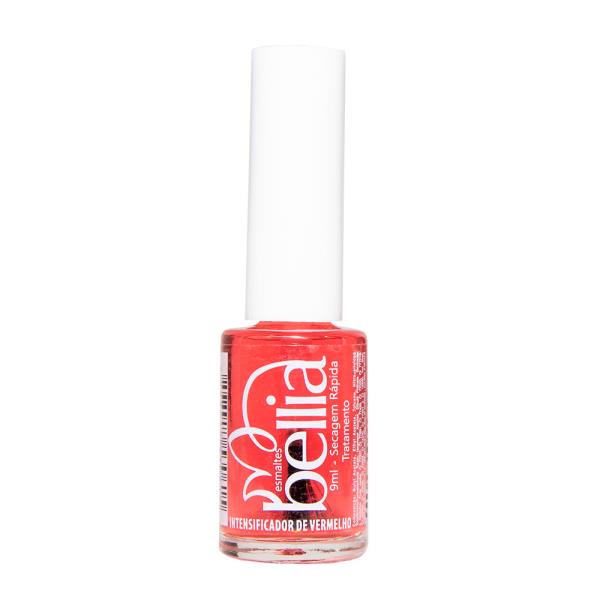 Esmalte Bellia Cremoso Intensificador De Vermelho 9ml