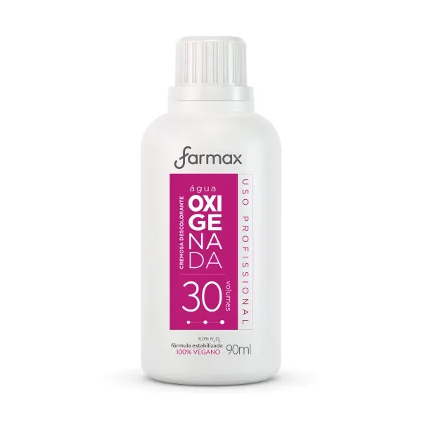 Água Oxigenada 30 Volumes Cremosa Farmax 90ml