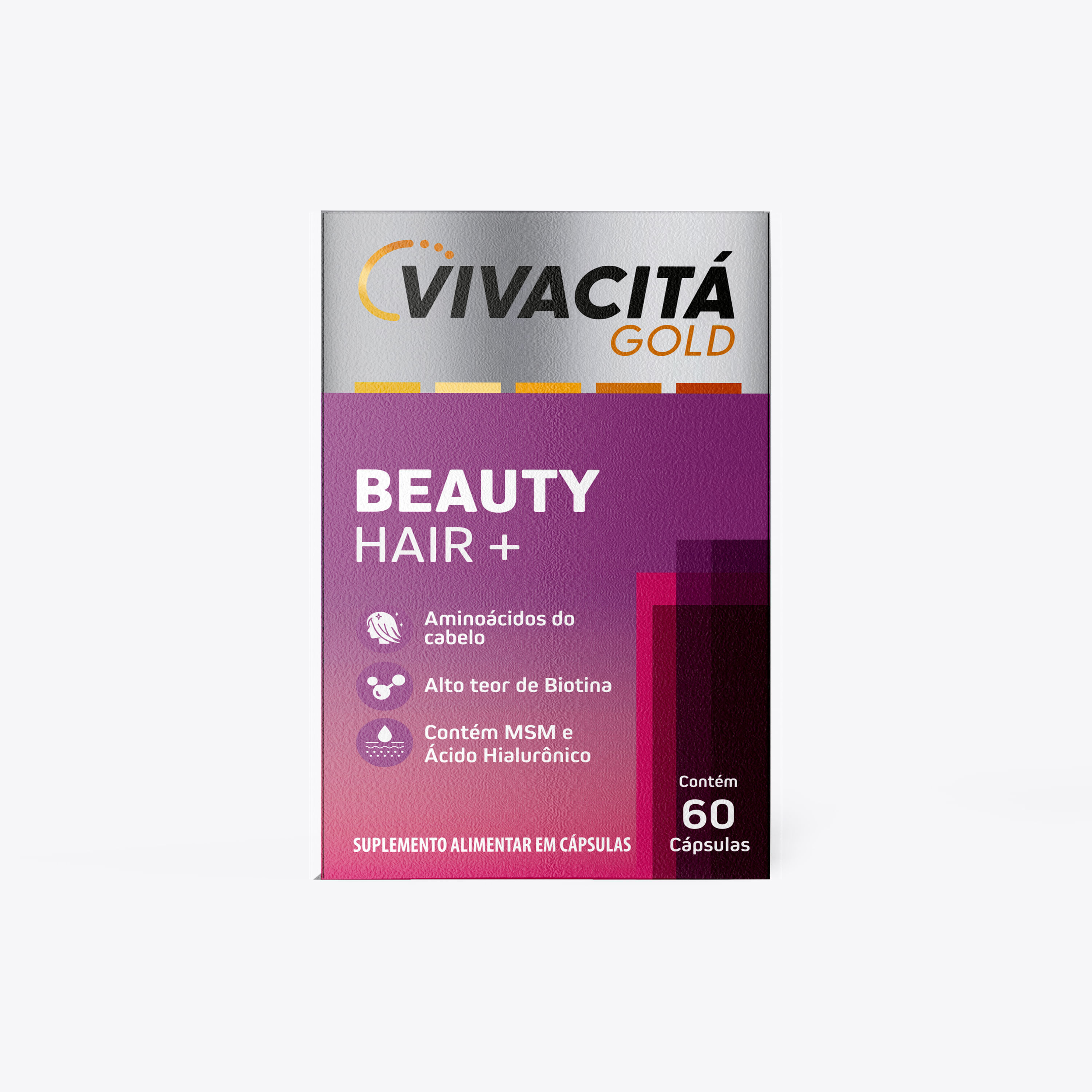 Beauty Hair+ Vivacitá Gold 60 Cápsulas