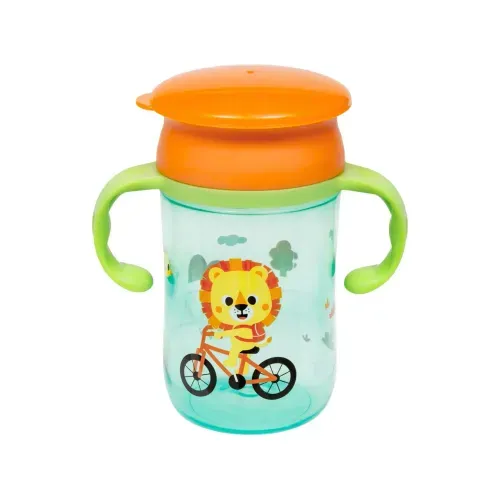 Copo de Treinamento com Alça Buba Laranja 240ml