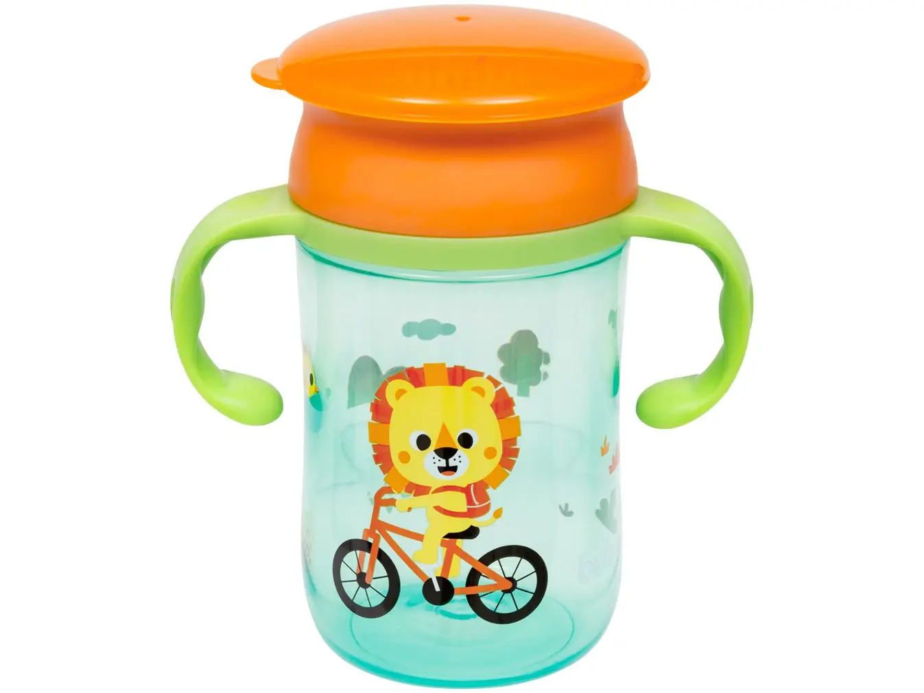 Copo de Treinamento com Alça Buba Laranja 240ml
