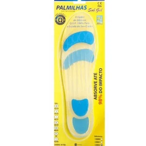 Palmilha Sob Gel Ortho Pauher N 43/44 1 Par