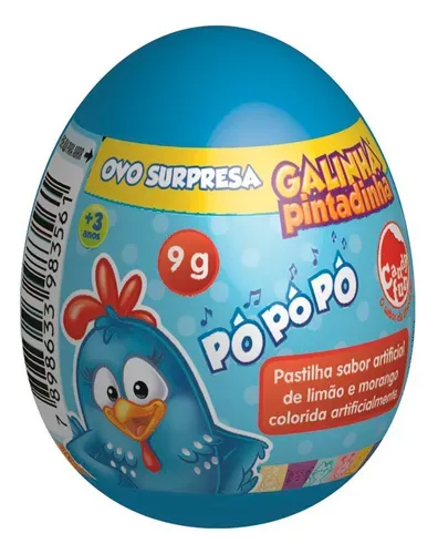 Ovo Surpresa Galinha Pintadinha 9g