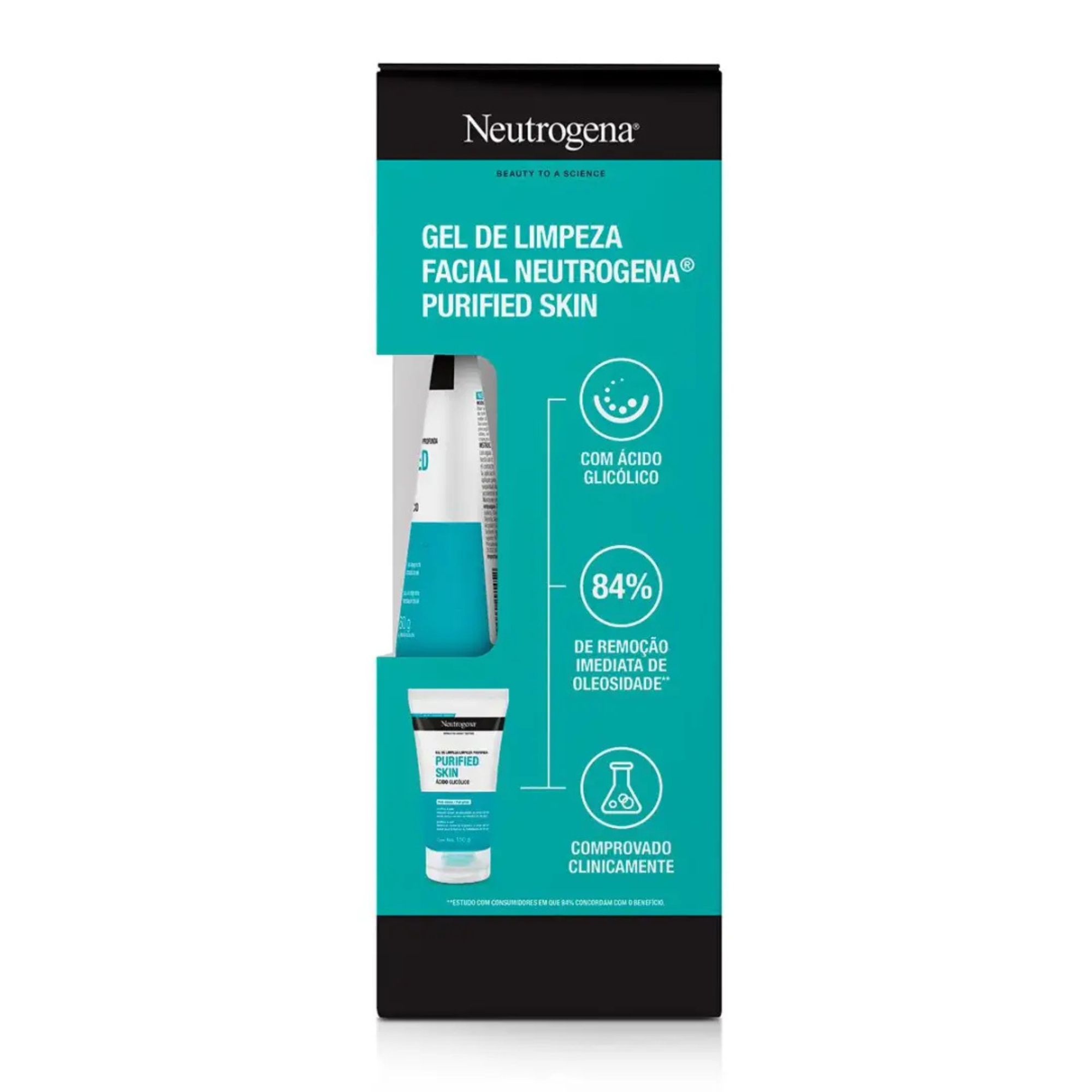 Neutrogena Purified Skin Gel De Limpeza Facial 150g Grátis +60g - Imagem 2