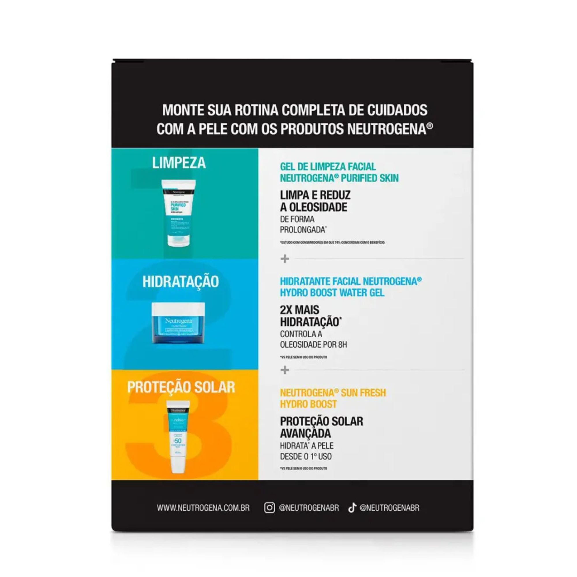 Neutrogena Purified Skin Gel De Limpeza Facial 150g Grátis +60g - Imagem 3