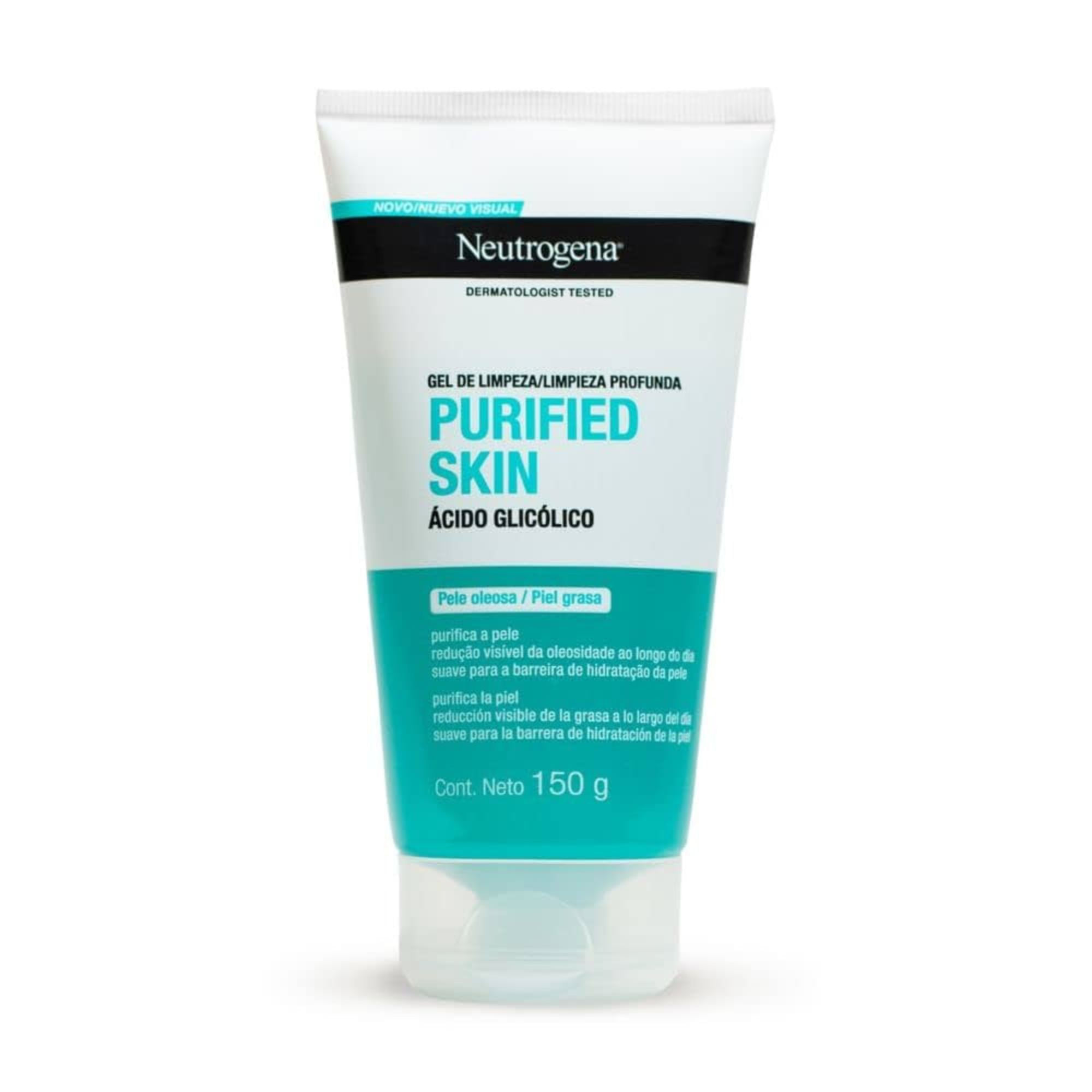 Neutrogena Purified Skin Gel De Limpeza Facial 150g Grátis +60g - Imagem 4