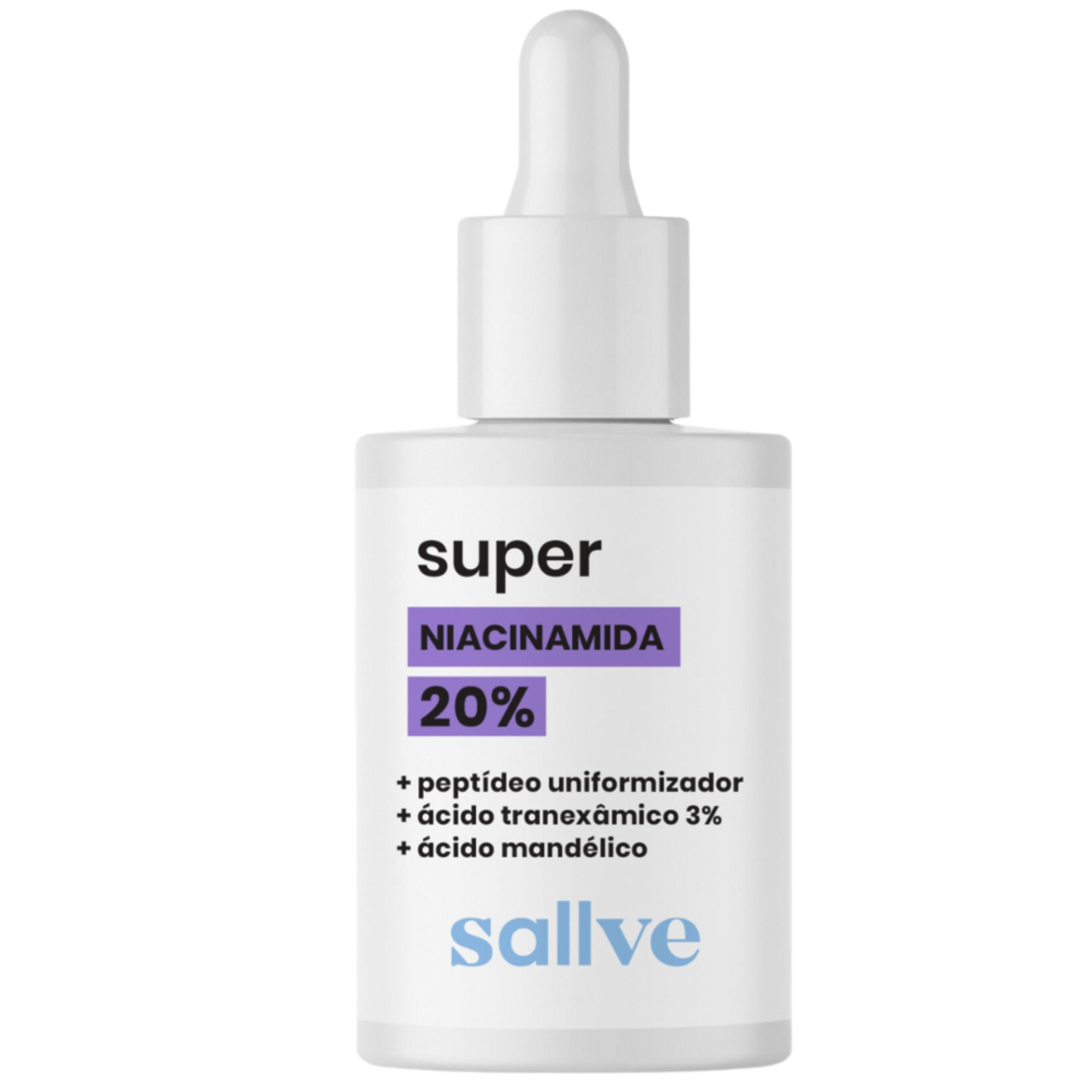 Sérum Facial Super Niacinamida 20% Sallve 30ml
