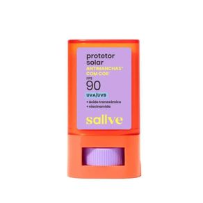 Protetor Solar Facial Bastão Sallve Fps 90 Antimanchas Cor 1 15G
