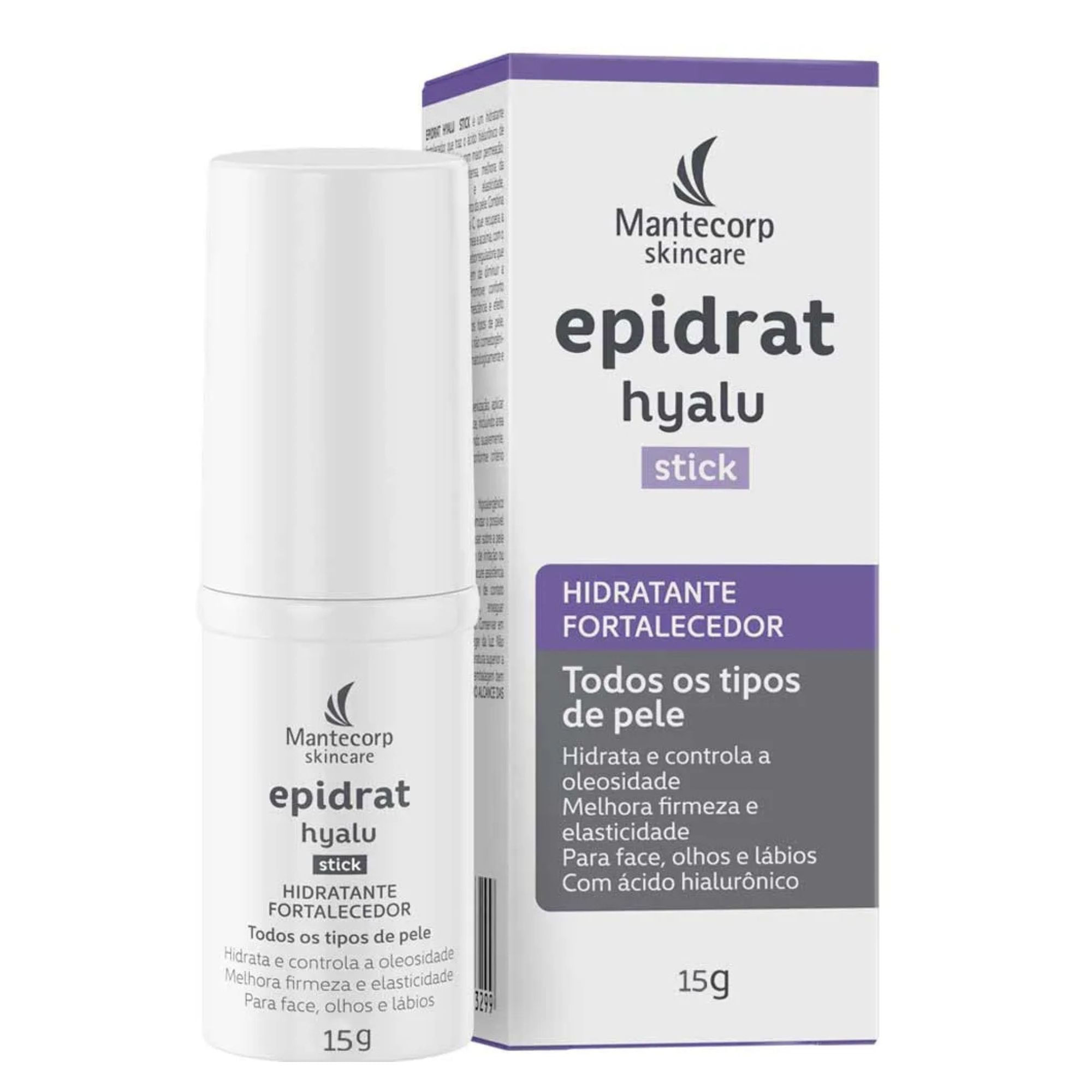 Hidratante Facial Fortalecedor Epidrat Hyalu Stick 15g