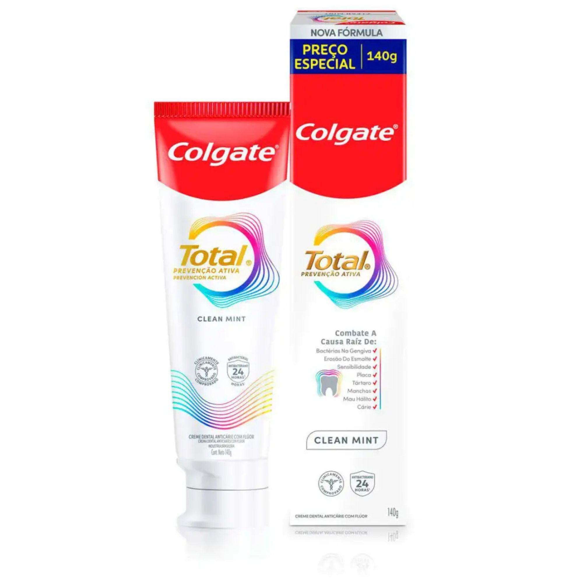 Pasta de Dente Colgate Total Clean Mint 140g